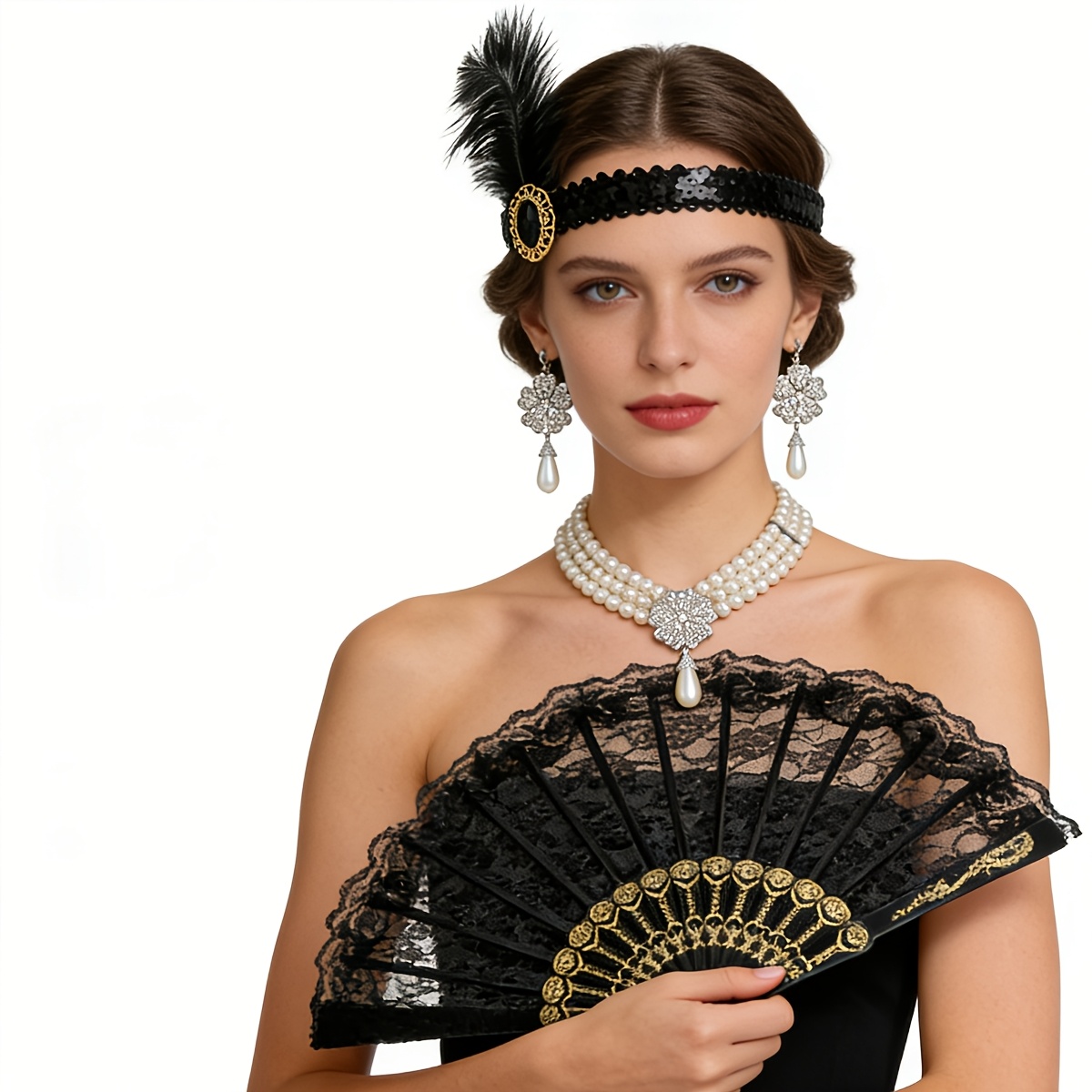 5pc Vintage Elegant Accessory Set for Women