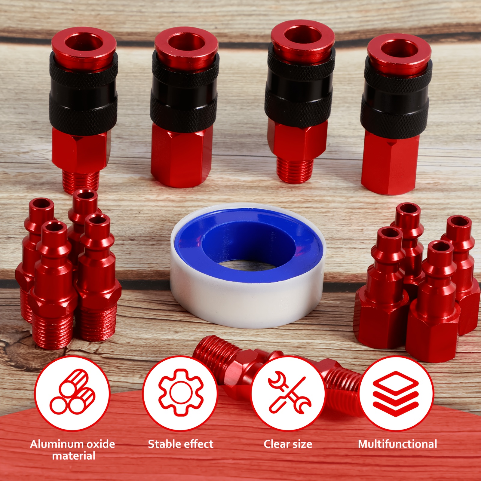 Astro Tools Cosmostar 16-Piece Air Hose Fittings Set