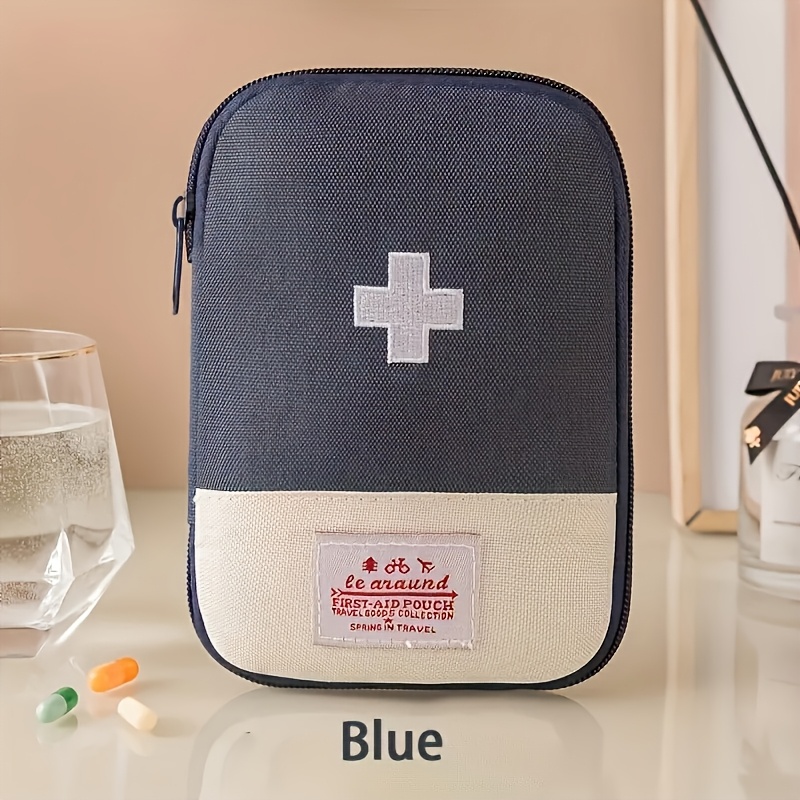 TEMU Portable Travel Medical Kit, Home Office Supplies Emergency Kit With Basic Supplies For 365 Days Use, Suitable For All