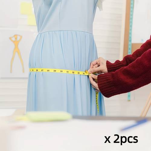 2pcs body measuring ruler length 150 cm measuring ruler fitness and tailoring