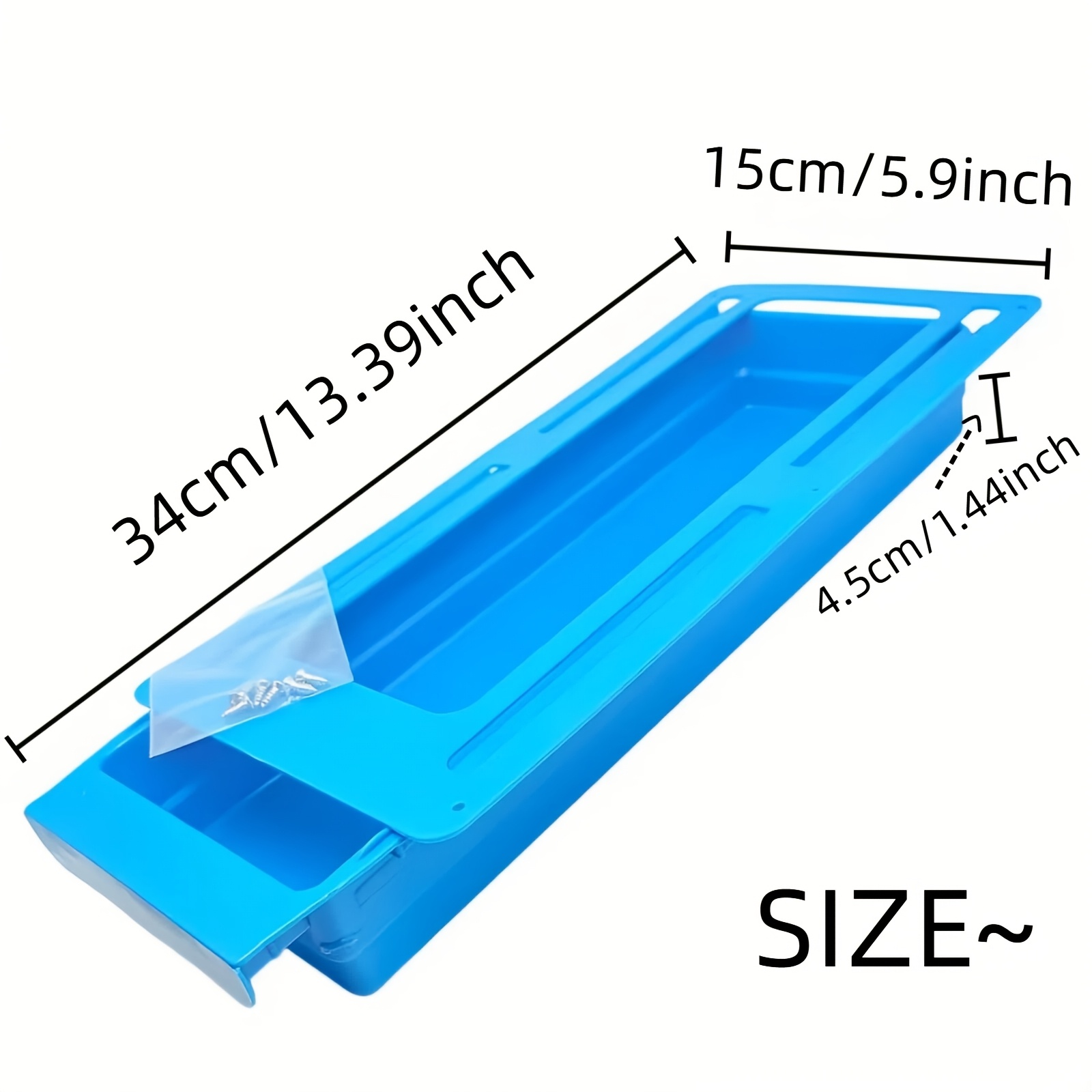 TEMU New Sewing Machine Integrated Plastic Drawer, Random Color 1pc, Universal For All Models, For Computer Flat Car Table Under Installation.