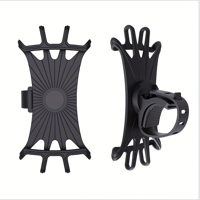 1 Silicone Bicycle Phone Mount For 4.5-6.5 Inch Phones | Motorcycle And Cycling Navigation Holder, Secure Fixing