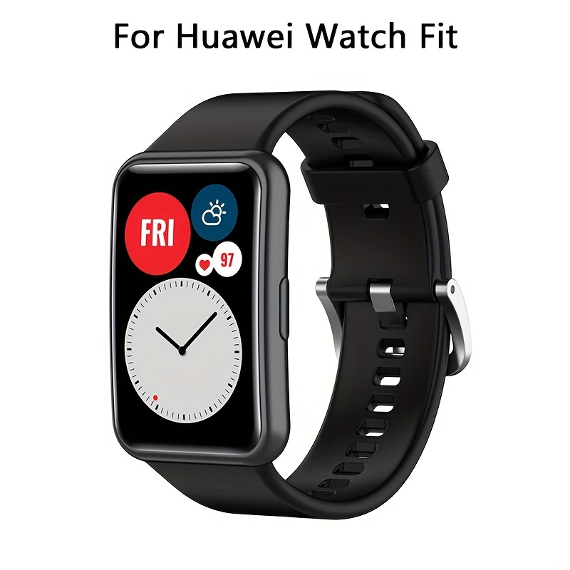 

Colorful Silicone Band For Huawei Watch Fit Smartwatch Accessories Replacement Strap Wrist Bracelet Correa Huawei Fit