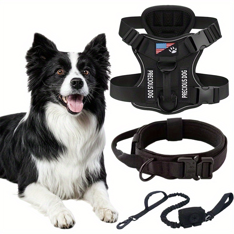 X21 Tactical Three-Piece Set: Harness, Collar, and Leash