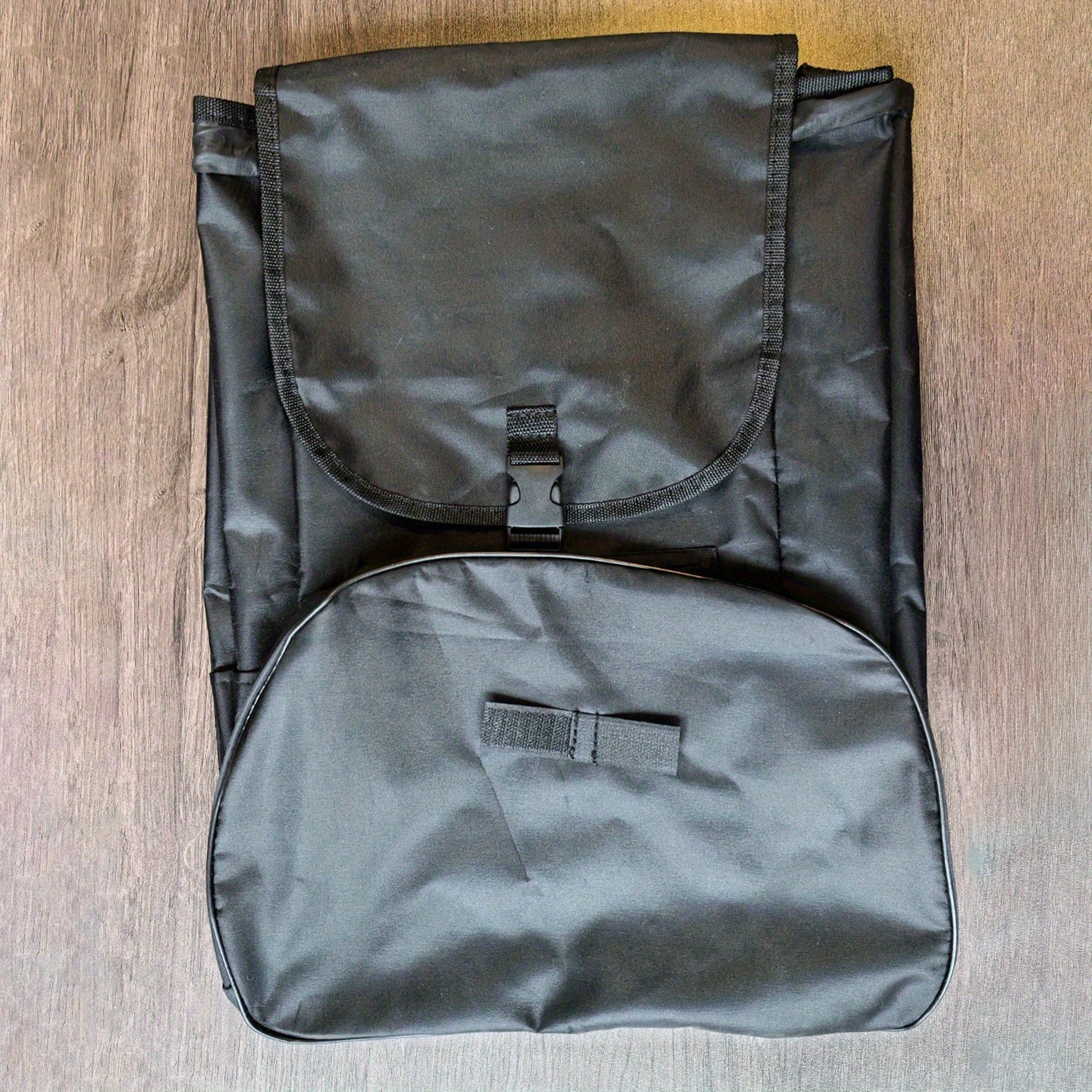 Image of 1pc Heavy Duty Extra Large Reusable Shopping Cart Replacement Liners - Fits Medium To Large Carts - Durable Nylon Material, Foldable & Grocery Bag For Supermarket Trolleys