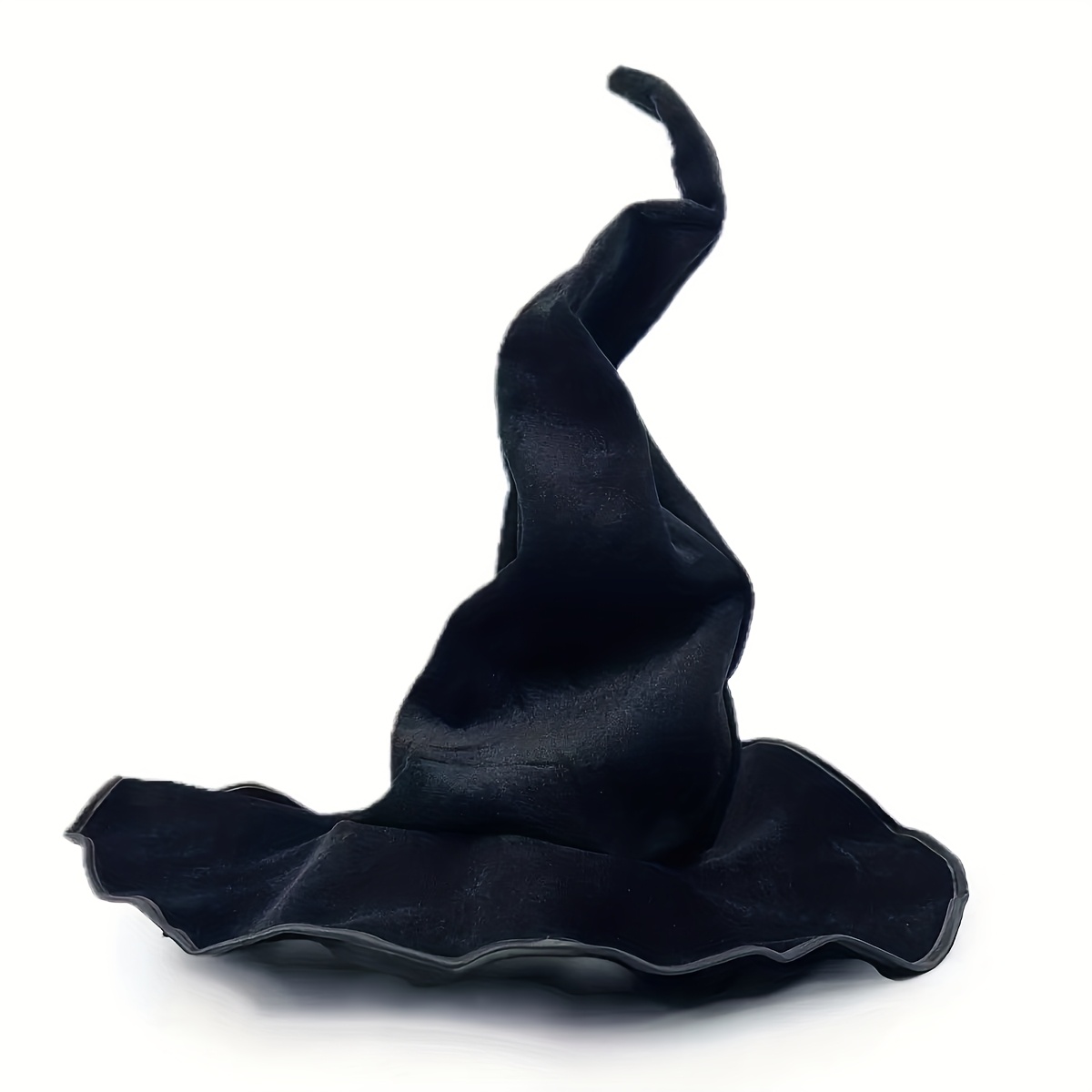 Lot De 12 Chapeaux De Sorcière Noirs Halloween - Tissu Oxford, Pliable - Accessoire Déguisement Enfants/adultes