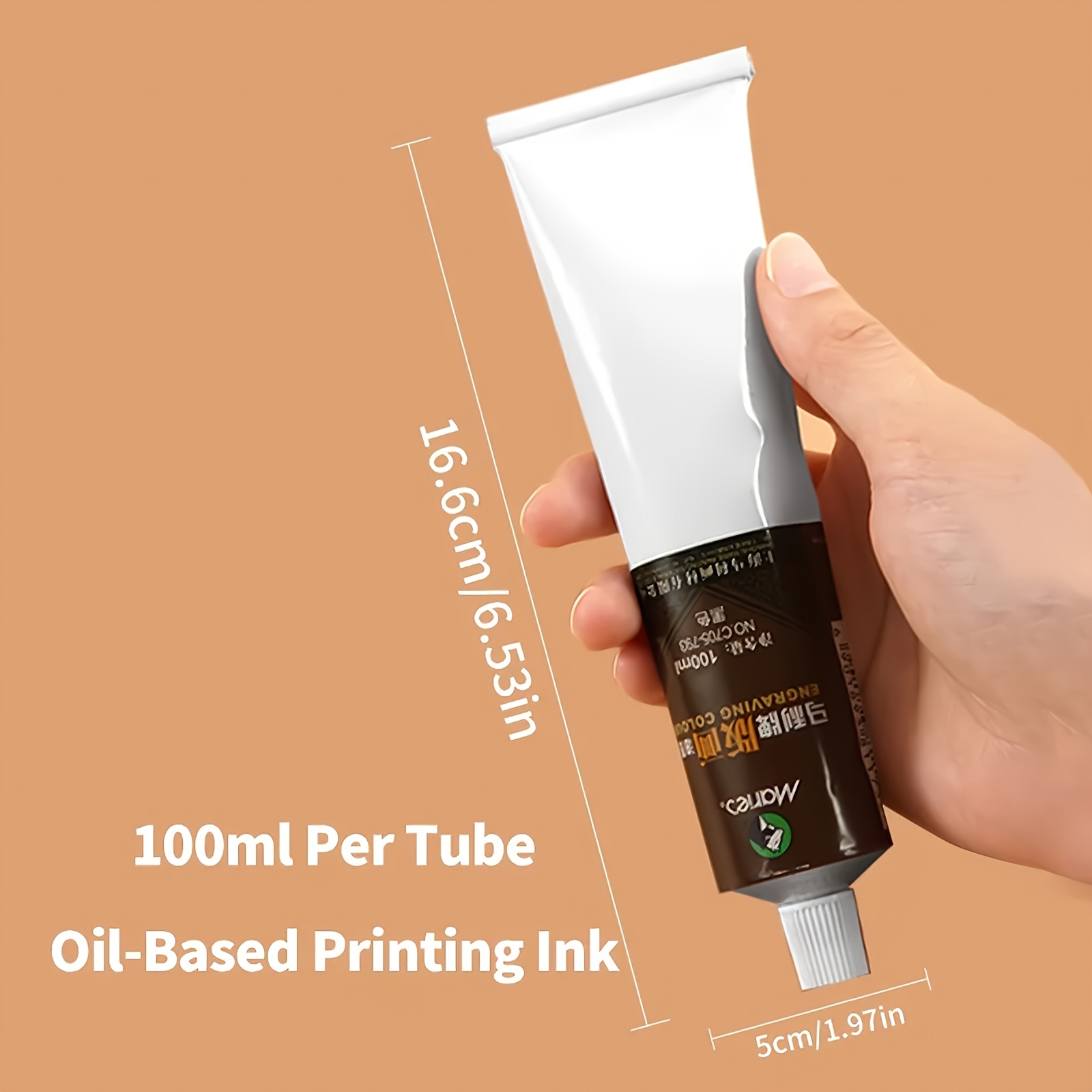 6 Colors Oil-Based Marie's Block Printing Ink, 100 Ml