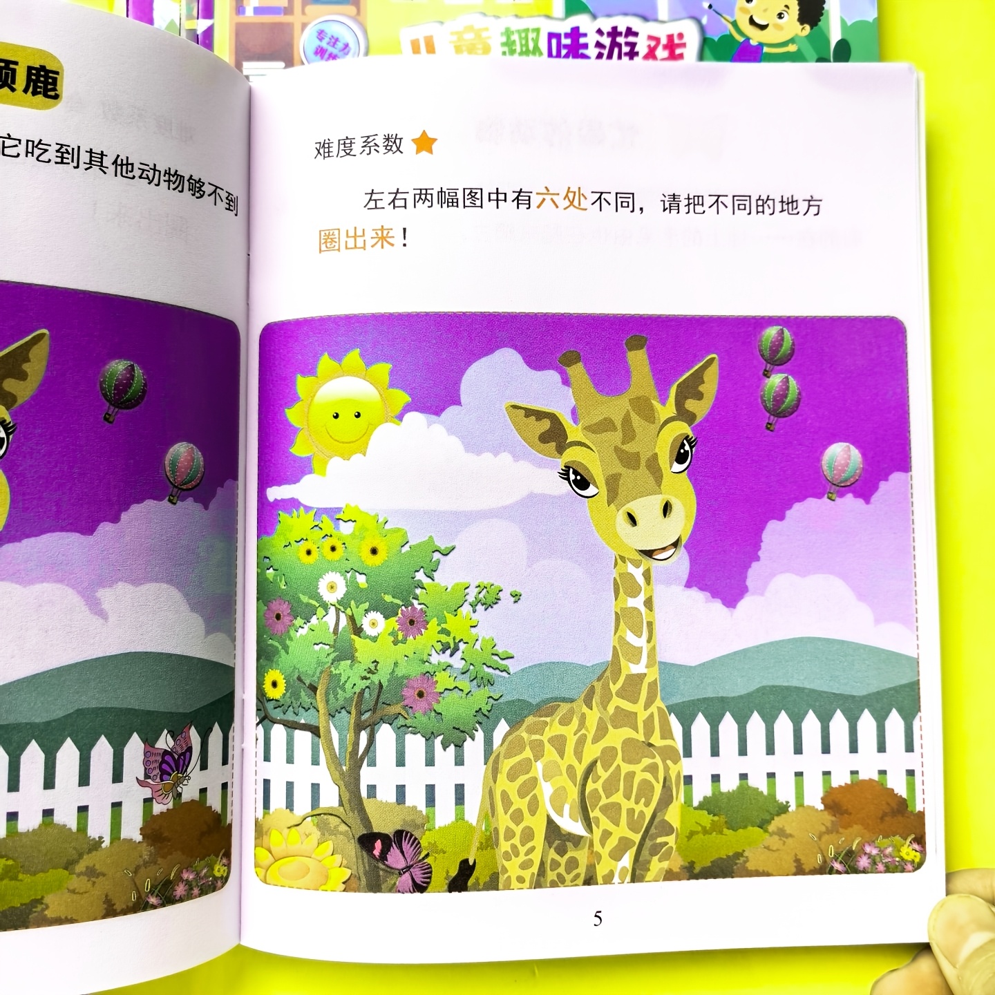 Find The Differences Activity Book for Kids