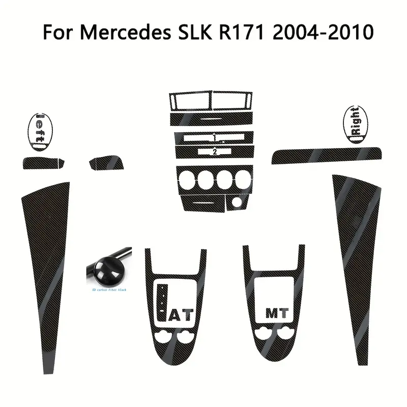 Für Merces SLK R171 2004-2010 Auto-Styling 5D Carbon Faser Auto Interior Center Konsole Farbe Änrn form Aufkleber Aufkleber 34 Für Merces SLK R171 2004-2010 Auto-Styling 5D Carbon Faser Auto Interior Center Konsole Farbe Änrn form Aufkleber Aufkleber 34