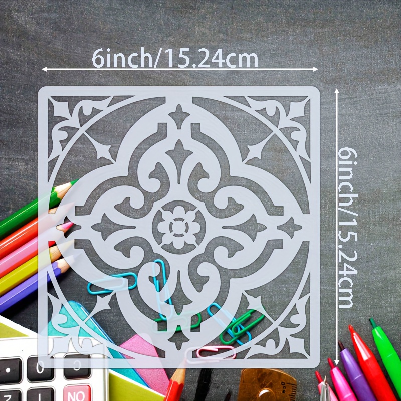 " Pattern Stencils Set Reusable Pet Temu New Zealand