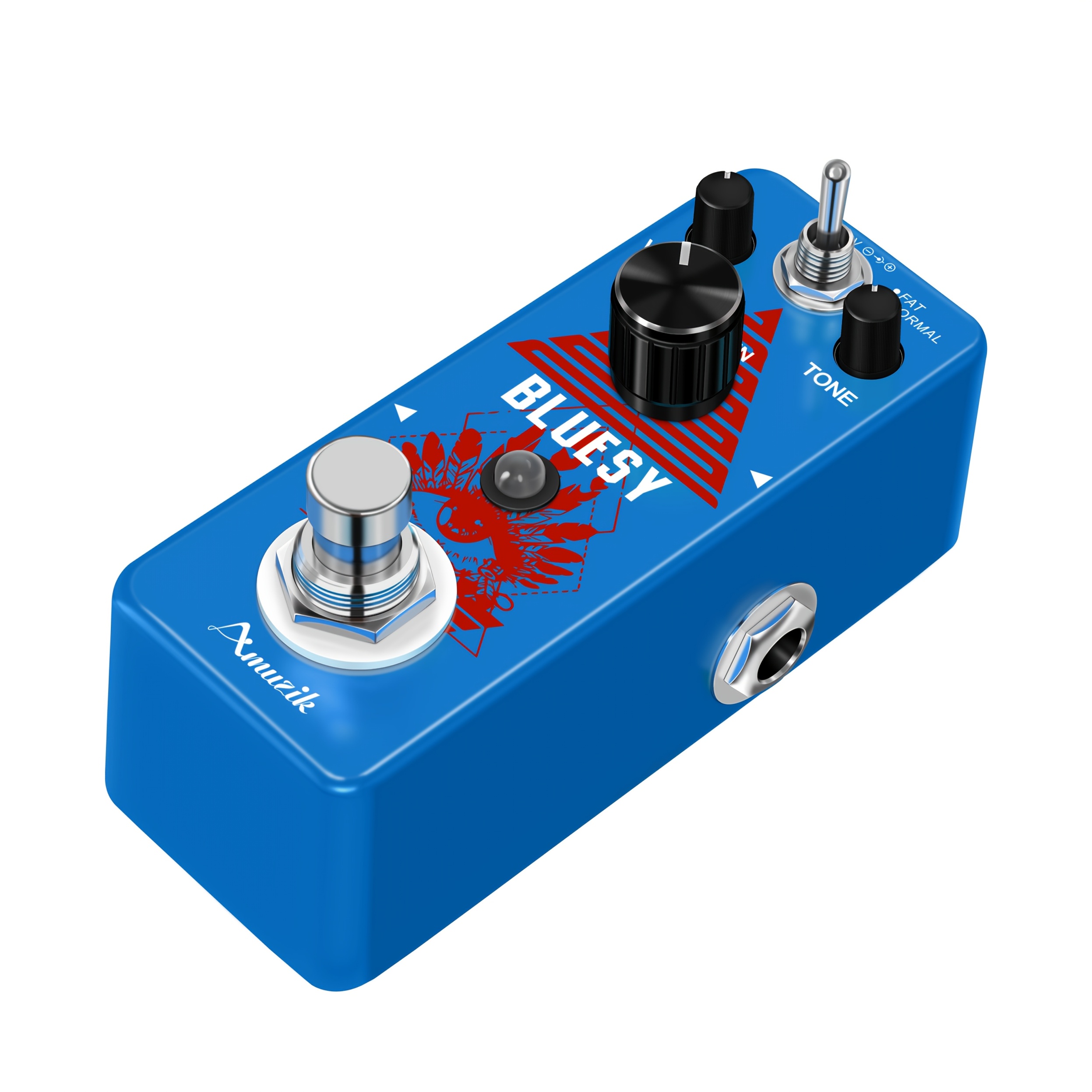 Driver Guitar Pedal, Warm & Hot Dual Mini True Bypass Effect Pedal For Guitar Pedalboards, Power Adapter