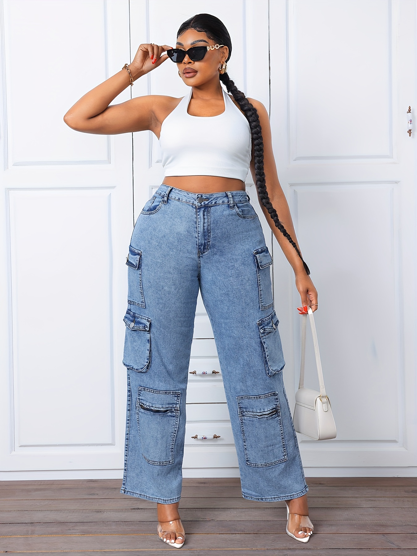 Plus Size Winter Wide Leg Jeans Outfit Plus Size Winter Wide Leg