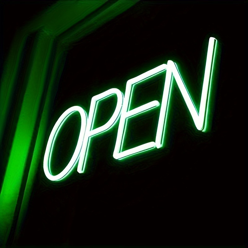 open signs business 12v neon open sign - Temu