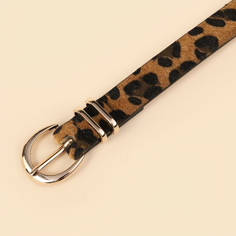 9928 Leopard Belts For Women Jeans Dresses Womens Belt Fashion macoking Leopard Belts for Women Fashion Ladies Leather Belt  main image 2