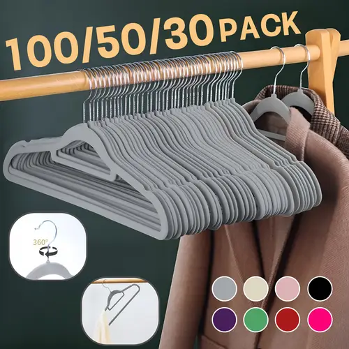 50pack velvet hangers 360 swivel hook space saving felt hangers for clothing felt hangers for coats pants dress clothes non slip clothes hanger set heavy duty coat hangers pants hangers