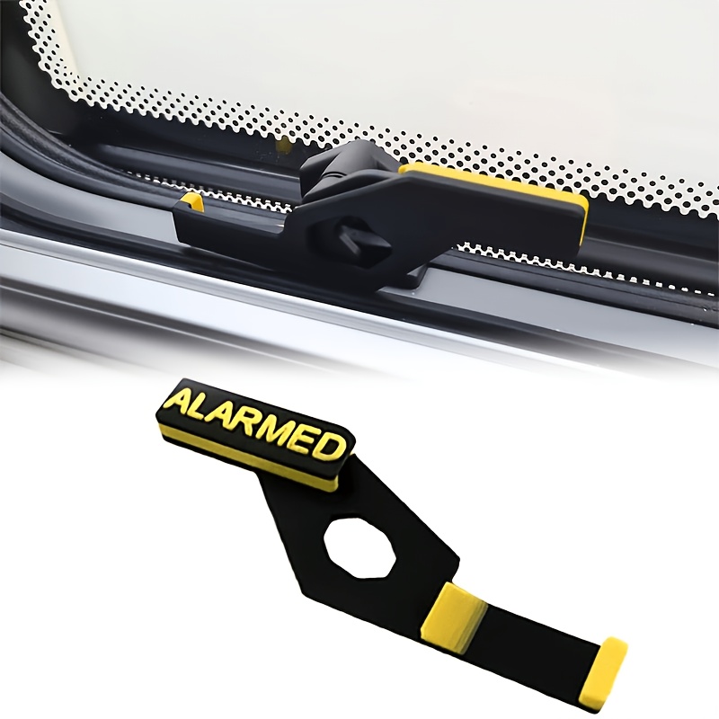 TEMU Soportes de seguridad con pestillo para ventanas de autocaravana - Topes antirrobo ajustables para rejillas de ventilación y clips de soporte de