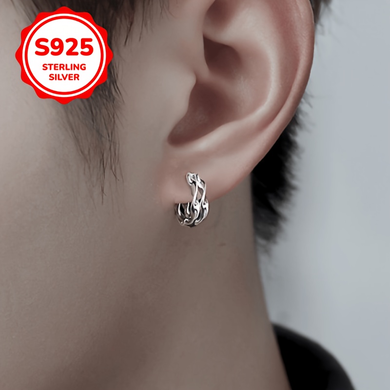 925 Silver Hypoallergenic Double-Layer Möbius Ear Cuffs — Unisex Design