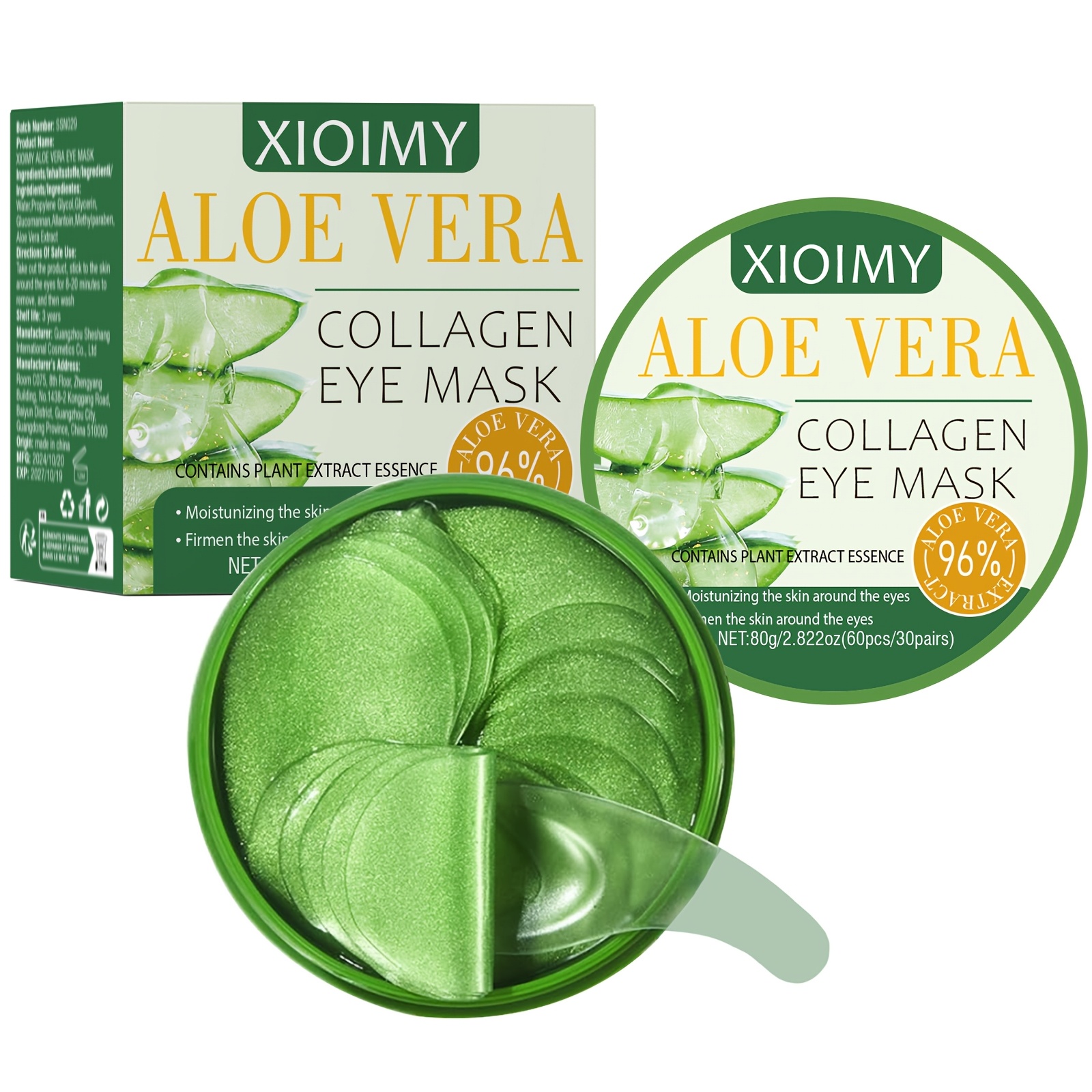 60 stck aloe vera kollagen augenmasken - Temu Germany