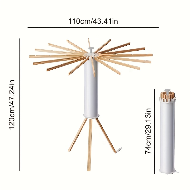 1 قطعة رف تجفيف الملابس الخشبي القوي على شكل أخطبوط - قابل للطي وموفر للمساحة، مثالي للاستخدام الداخلي/الخارجي، مثالي للشرفة والمنزل - تصميم أنيق غير مرئي لجاذبية جمالية، رف تجفيف داخلي|رف قائم بذاته|تصميم قابل للطي، رف تجفيف الملابس القابل للطي، أرفف تجفيف التفاصيل 3