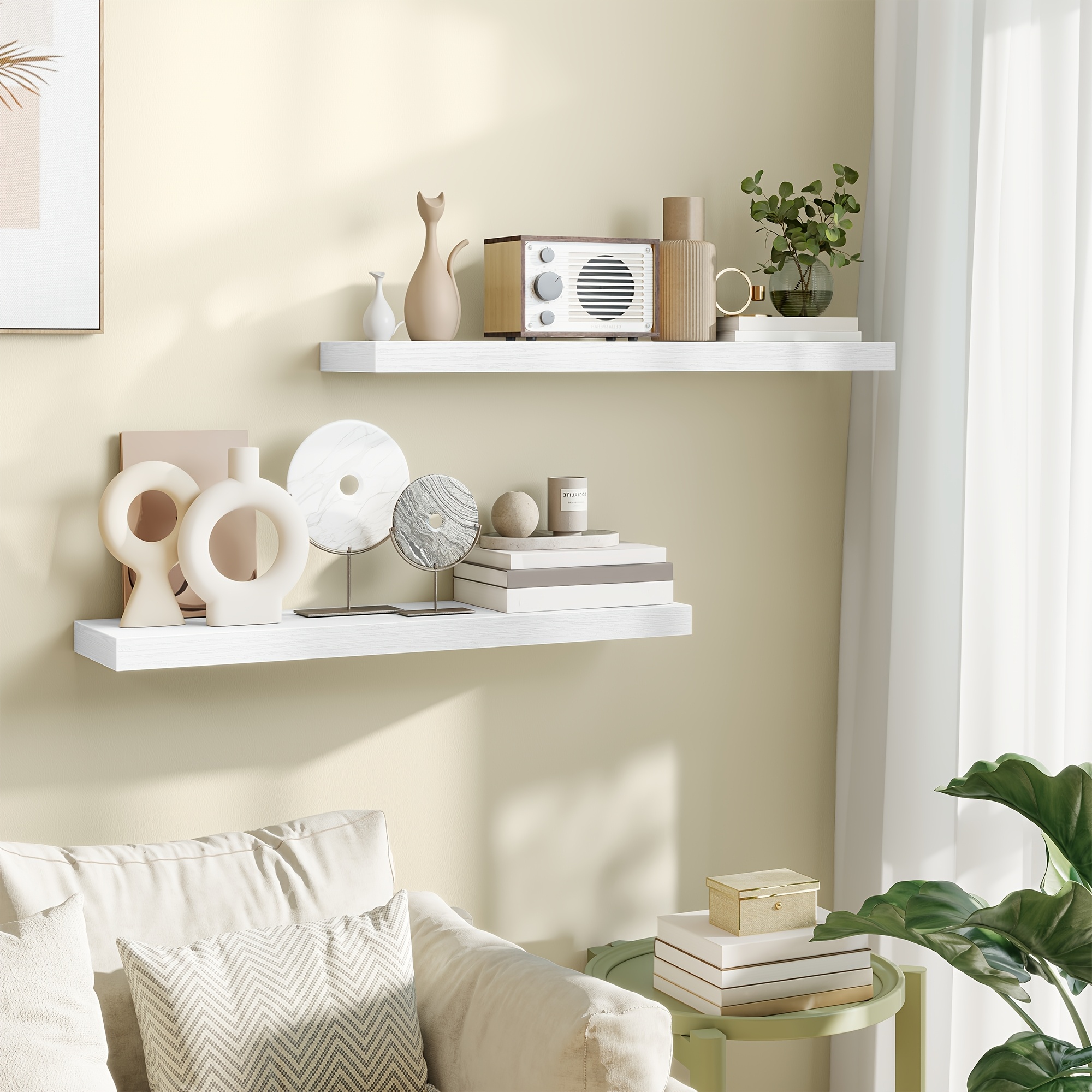 Wall Shelf, Shelf Board, Floating Shelf, Wall Board For Picture Frames, Decoration, Shelf For Living Room, Study, Kitchen
