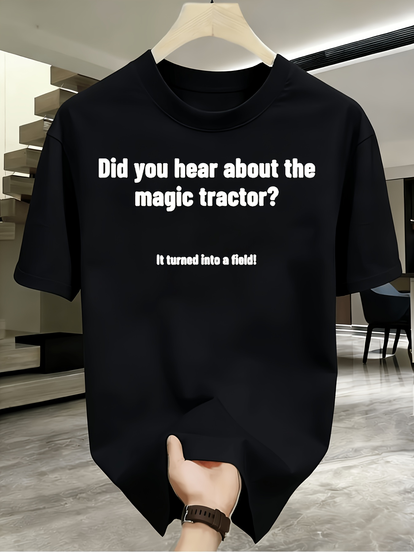 magic tractor joke shirt funny farming pun t shirt for   funny graphic tees perfect gift idea for birthday holiday or everyday wear   for your summer wardrobe versatile and   gifting