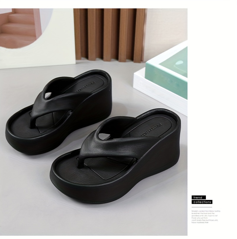 womens   flip flops with arch support casual slide sandals for indoor outdoor summer patio pool non slip eva sole Product details 10