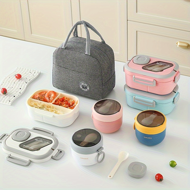 3pcs Portable Large Capacity Lunch Bag Set