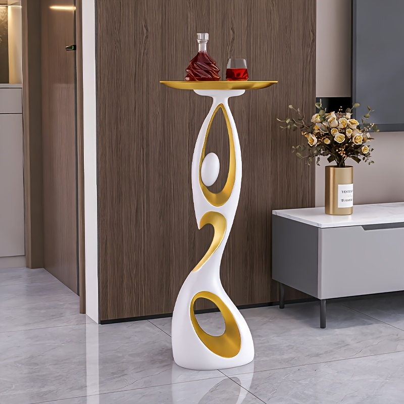 1 Stück Harztanzleben-Statue Bodenlampe, Licht Luxus Modern Nordisch Seitentisch Wohnzimmer Schlafzimmer Sofa TV-Ständer   Bodenlampe High-End Kunstdekoration,   für große Bars, Läden, Wohnzimmer, Arbeitszimmer, Büros usw.