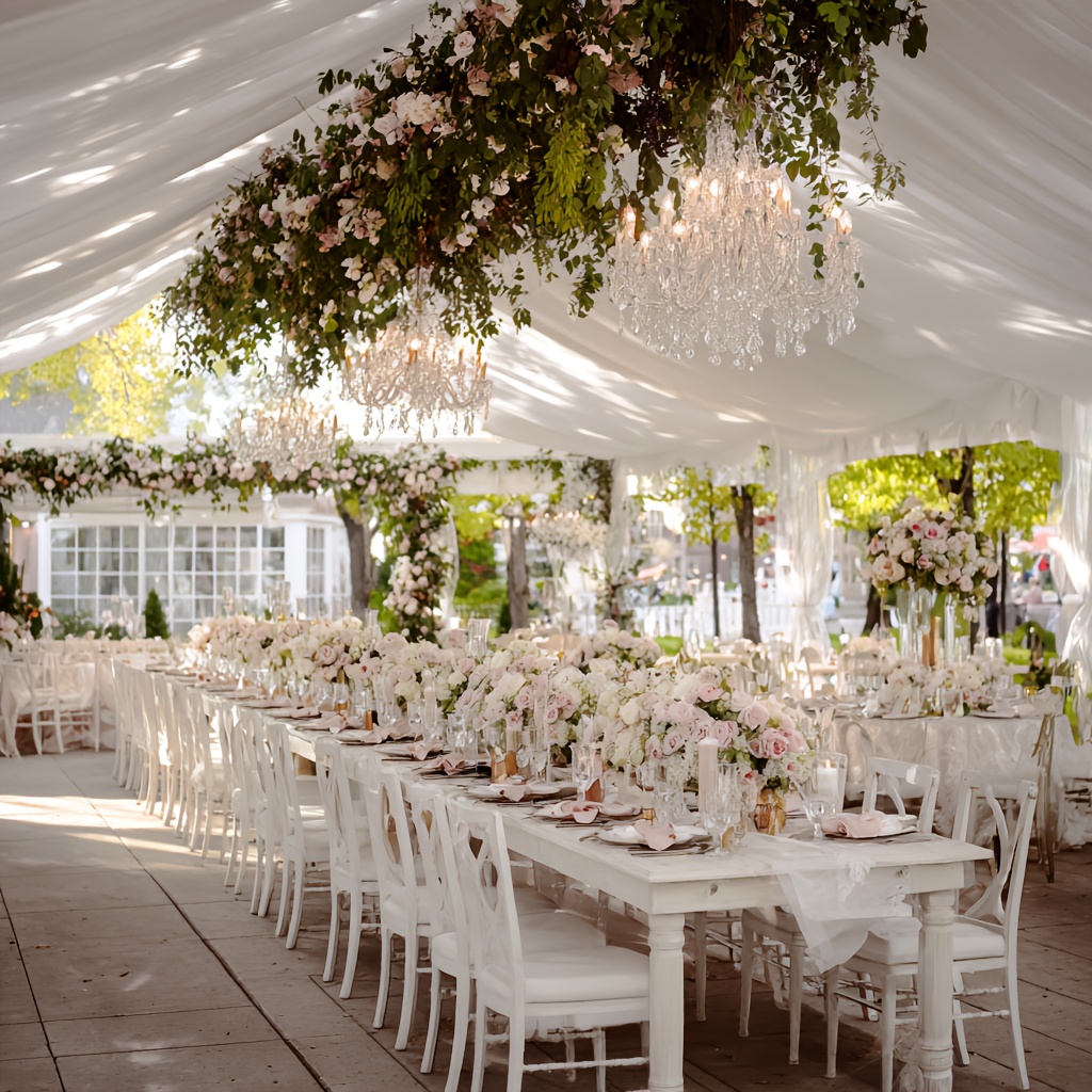 2.1m*16.4m Wedding Arch Draping Fabric, White Curtains For Decorating Wedding Parties, Table Tops, Ceilings, And Festive Backgrounds.