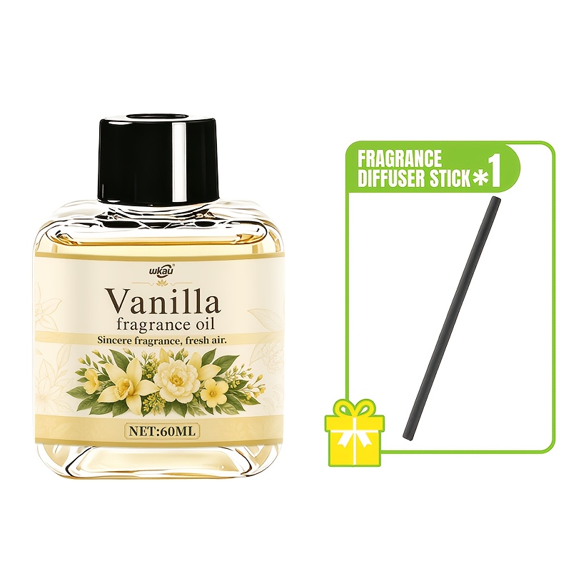 TEMU Parfum liquide Vanille Chaleureuse , Idéal pour les Penderies, Vêtements & Rangements, Offre un Parfum et pour Créer une Ambiance Confortable