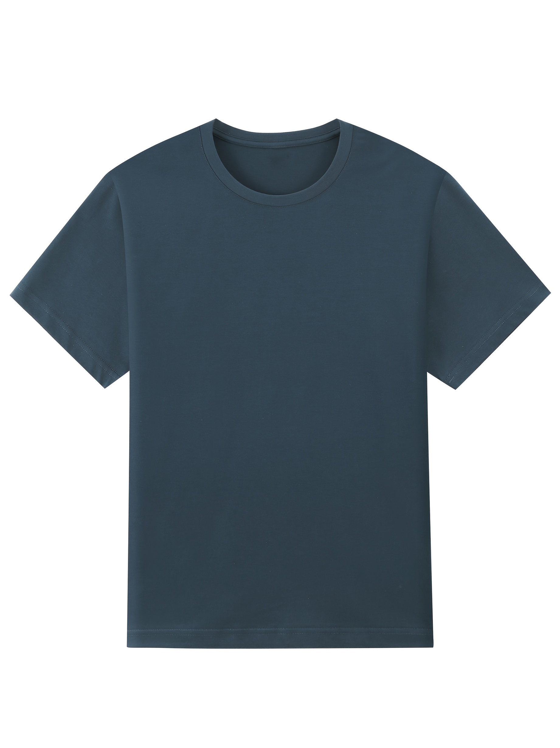 abemetter Men's Solid Purple 100% Cotton Crew Neck T-Shirt - Heavyweight 200 GSM, Soft Breathable Short Sleeve Casual & Formal Wear, All-Season Comfort, Vibrant Purple Color for Daily Use & Vacation Resorts - Versatile Everyday Essential (Hand Wash/Dry Clean) - Ideal for Parties & Business Casual - Minimalist Plain Tee with Regular Fit, Smooth Texture, and Timeless Design in Solid Purple Shade