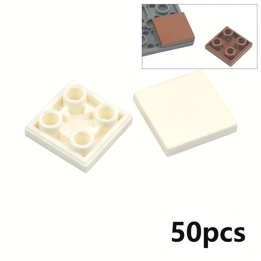 50pcs Smooth 2X2 Inverted Building Blocks DIY Toy Bricks Compatible 11203