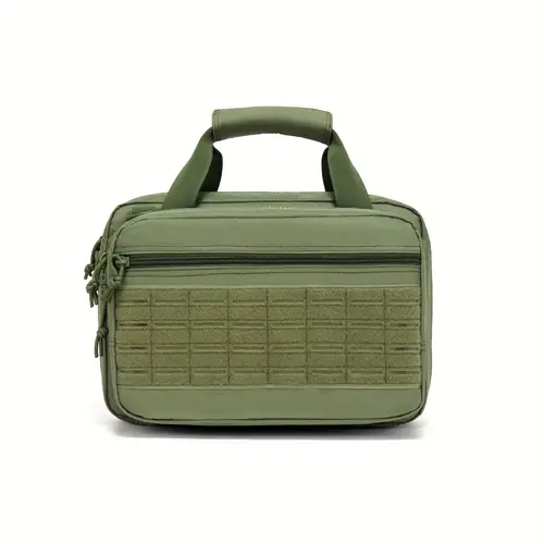 outdoor multi functional handbag double layer design management bag outdoor practical bag climbing hiking camping shoulder bag zipper bag leisure sports cross bag storage bag very suitable for spring and summer outdoor sports camping travel