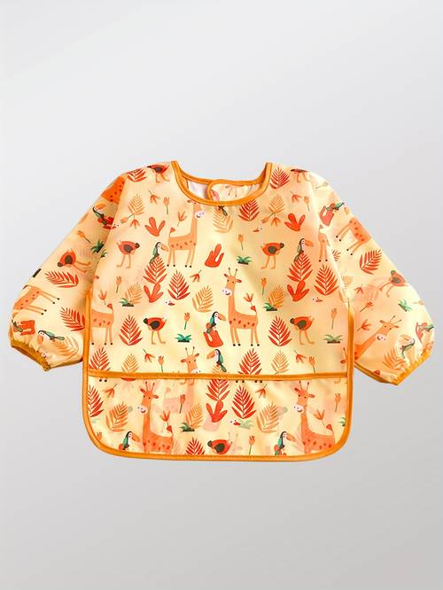 new baby reversible bib infant feeding bib kids bib cartoon painting bib print bib bib