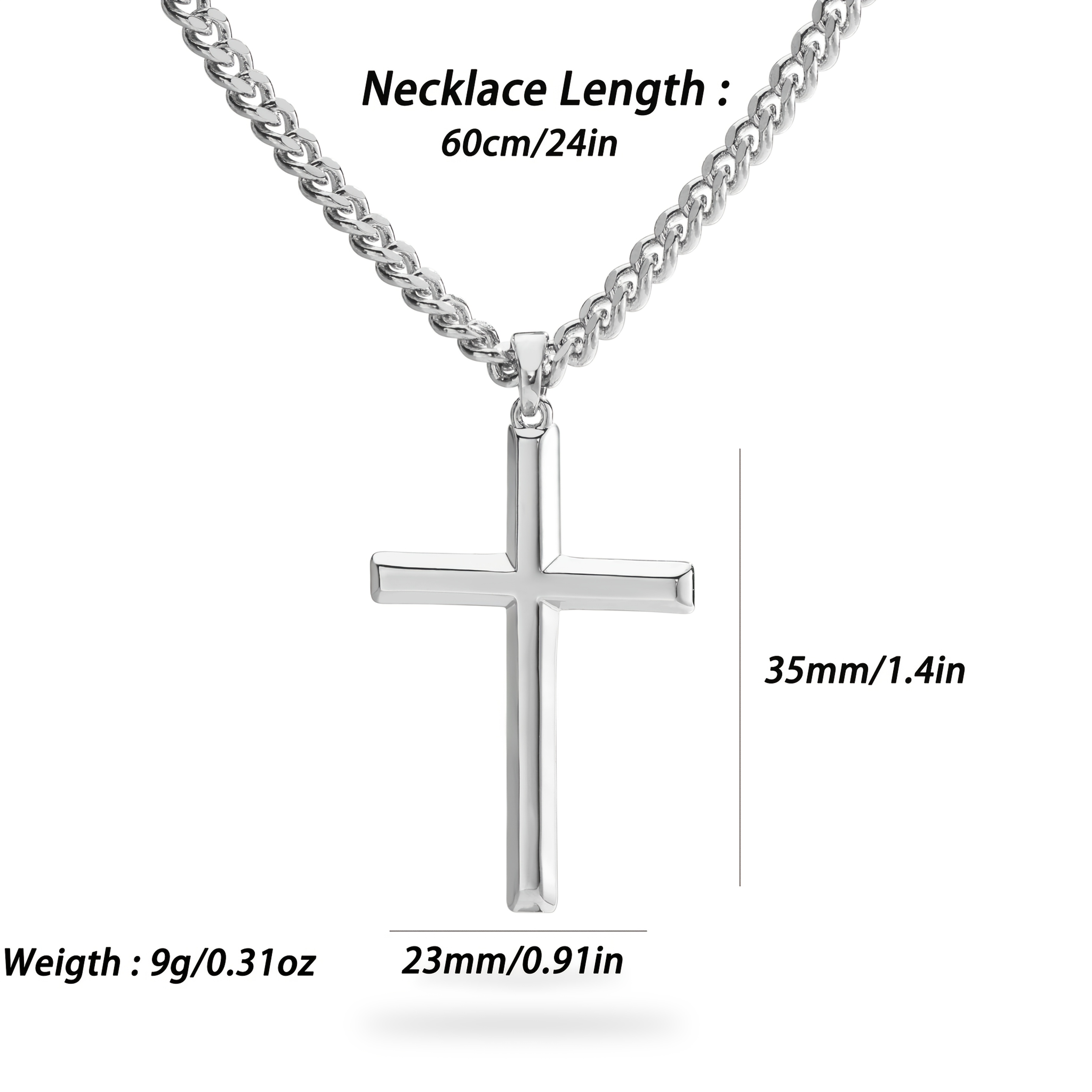 Image of 925 Pendant Necklace With Design, Hip-hop Jewelry Additions, Valentine's Day, Father's Day Gift, Gift Box Packaging Included