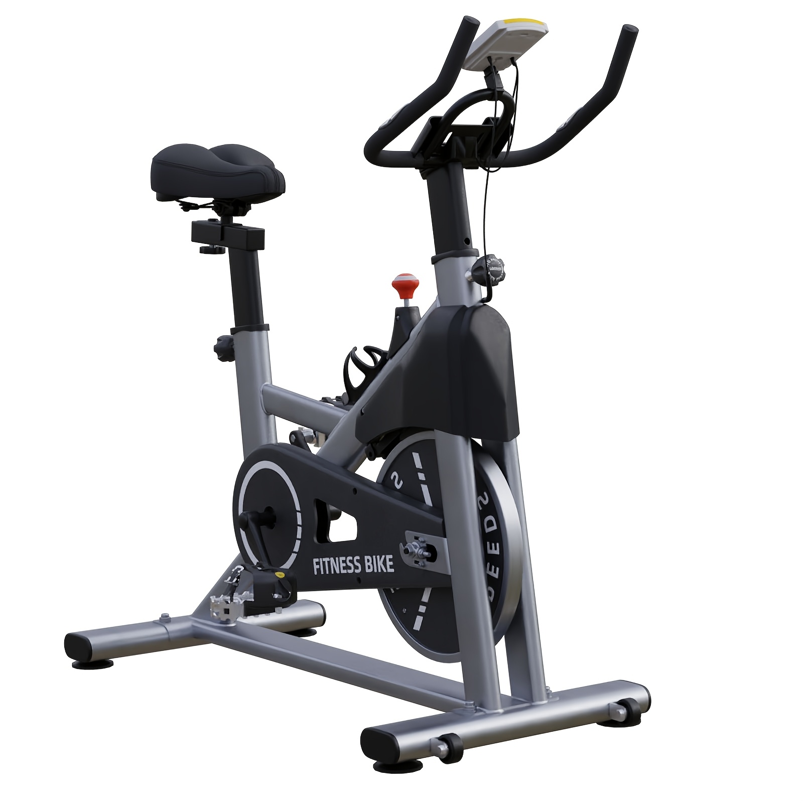 Temu upright stationary exercise bike triangle support