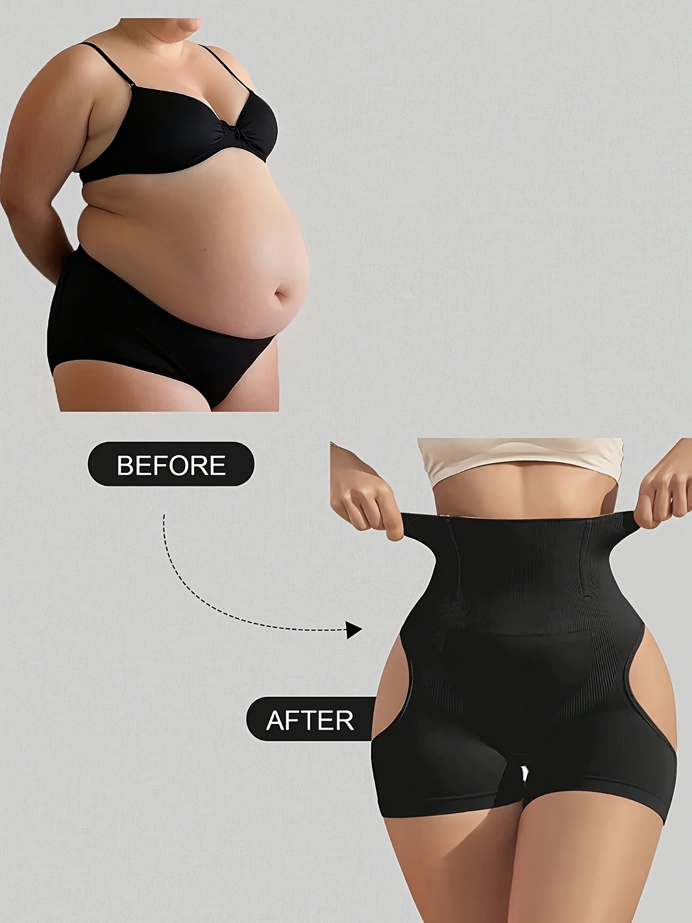 1pc Seamless Hollow Breathable Comfortable Women'S Underwear & Hip-Lifting And Abdomen- Women'S Shaping Underwear