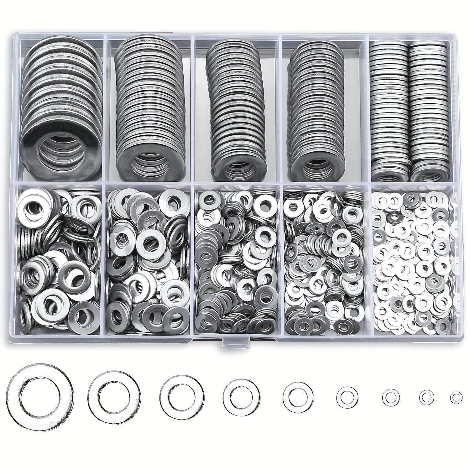 300pcs Internal Tooth Starlock Washers Quick Speed Locking Washers Push On  Retainers Clips Push On Nut Fasteners Assortment Kit For Shaft And Stud, Find Great Deals Now