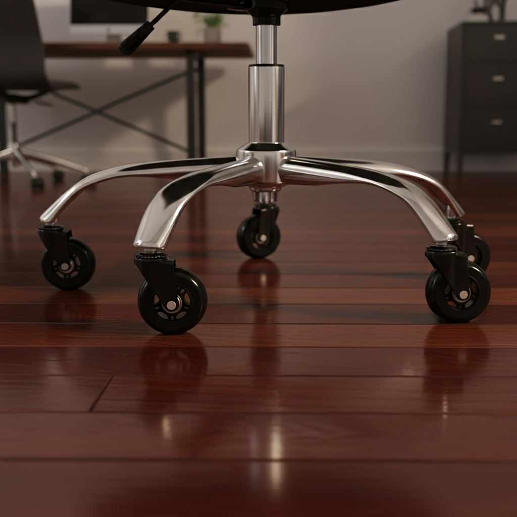 Image of Office Chair Replacement Wheels, 2.87 Inches | Silent Rolling, 360° Rotation, Suitable For Floors Including Wood And Carpet, Metal, For Office Desks And Computer Chairs