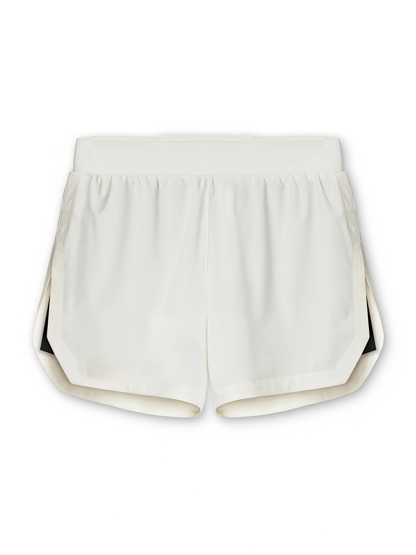 Men's Summer Double-Layer Stretch Training Quarters