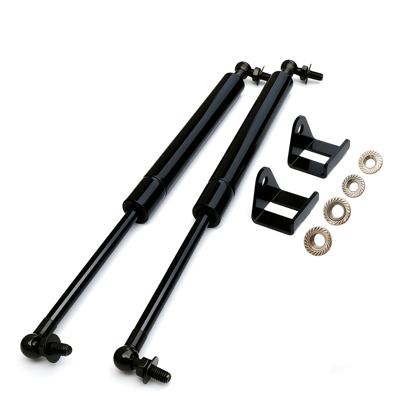 TEMU 1 Set For Navara D23 Hood Gas Spring Support Rod Hydraulic Rod Modification Part 2014-2019 Model Original Hole Non-destructive Installation