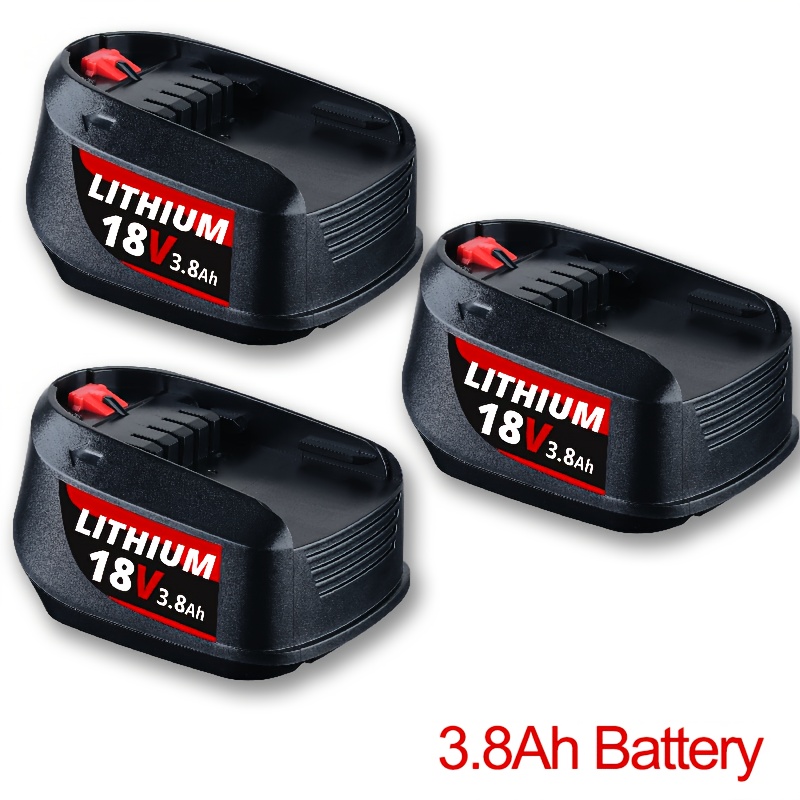 Paket 3 kosov 18V 3,8Ah PBA BSL1805C Li-Ion baterija za 18V PBA PSB PSR AL1880CV AL1810CV AL18815CV AL1830CV orodja, za , za Gardena 18V