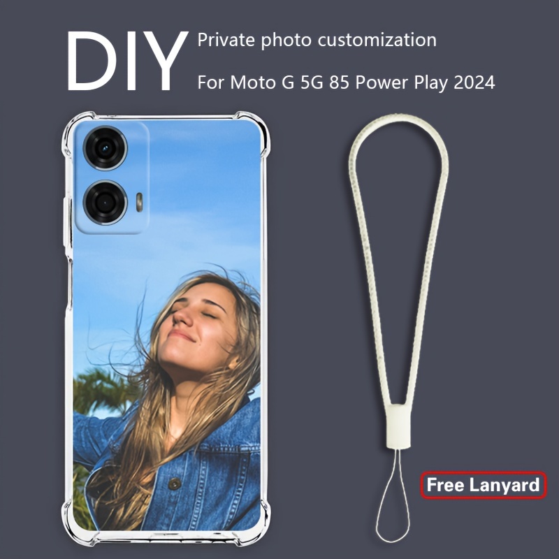 

Custom Photo Phone Case For 85 Power Play 2024 - Silicone Protective Cover With Corner Drop Protection And Free Lanyard