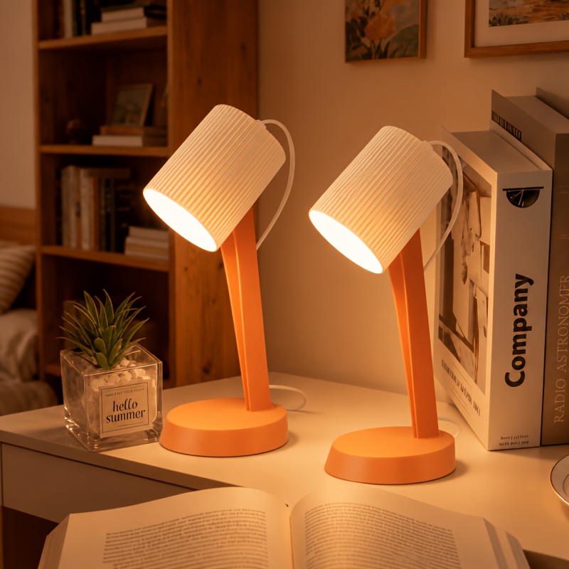 Image of Desk Lamp For Office Use, E14 Bedroom Bedside Lamp, Living Room Table Lamp, , Suitable For Study, Living Room, And Bedroom-bulb Not Included