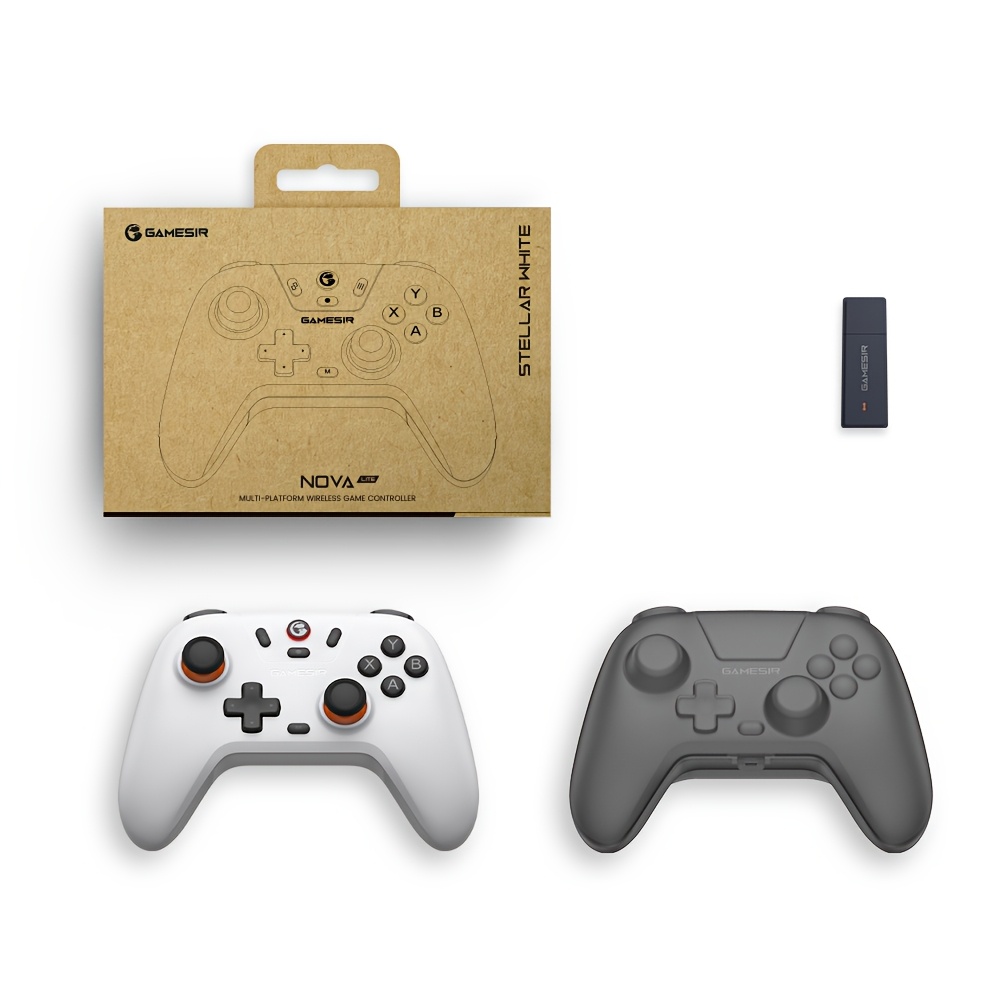 Gamesir Nova Lite Wireless Controller: Compatible with Windows PC, for Iphone, Android, Switch, And Steam Deck, Equipped with Hall Effect Triggers, Turbo Function, And Rumble Vibration, Supporting Wireless, Wired, And Dongle Connectivity
