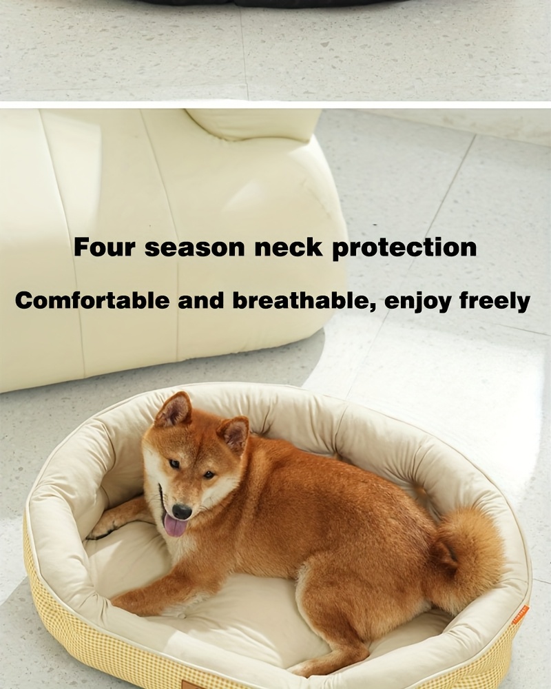 cuddler       pet bed     cat bed for small to medium dogs up to 12kg durable polyester with soft filling no assembly needed cozy indoor bed for  s   decor Product details 2