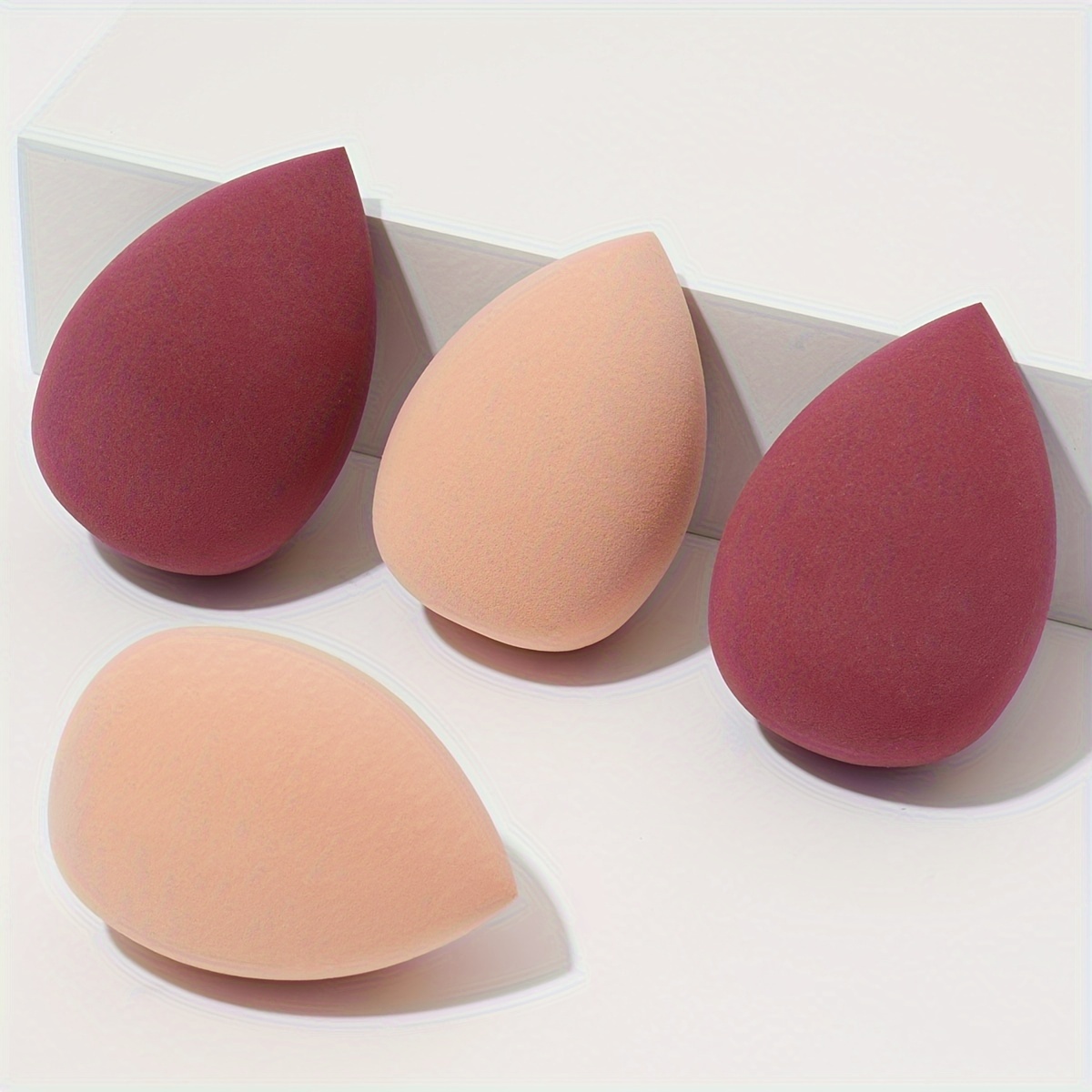 4Pcs Makeup Sponge Set Dry & Wet Beauty Blender For Foundation