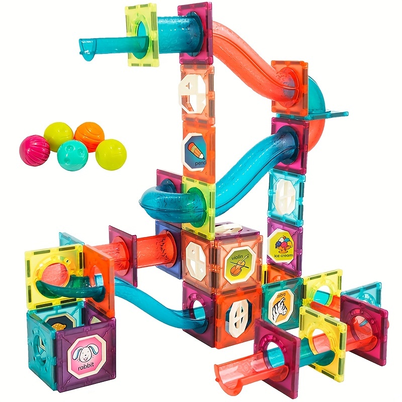 

42pcs Magnetic Tiles Toys, Stem Magnet Toys, Magnetic Blocks Building Toys, Montessori Toys, Christmas/halloween/thanksgiving Day Gift