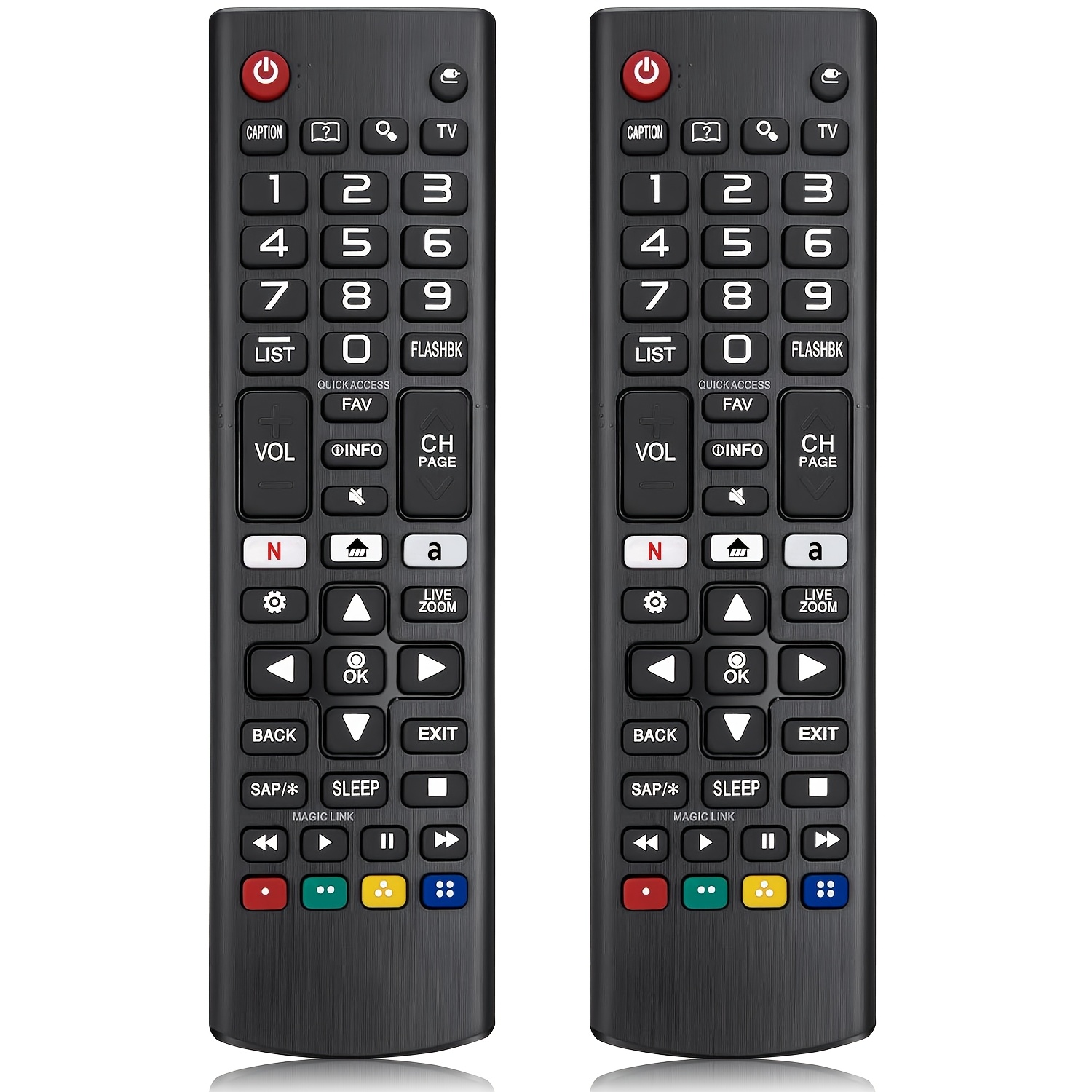 TEMU (1pc/2pcs) Universal Remote For Lg Smart Tv, Compatible With All For Lg Tv Remote Control Lcd Led Oled Uhd Hdtv 3d Models, Replacement Remote