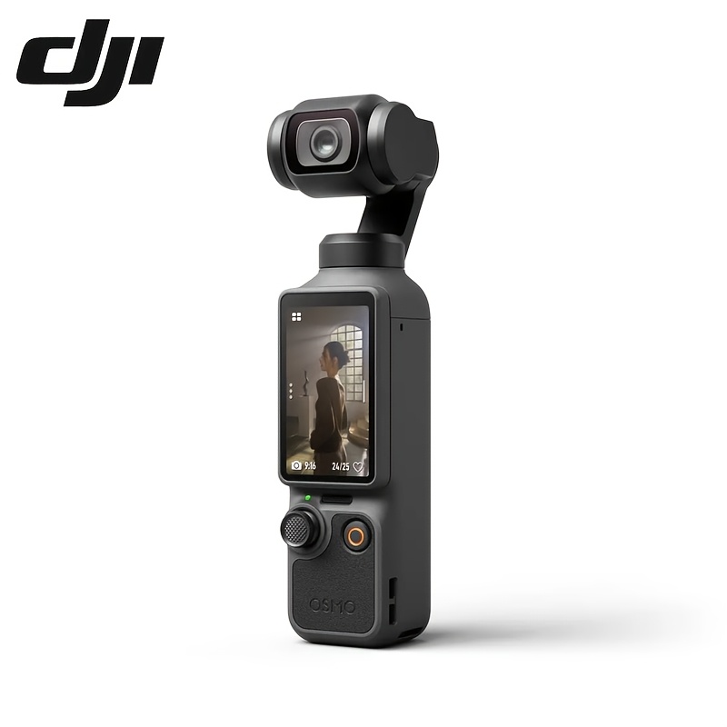 DJI Osmo Pocket 4 Handheld 3-Axis Gimbal Camera 1-Inch CMOS 4K/240Fps Video 10-Bit D-Log 107GB Built-In Storage Rotatable Touchscreen for Vlog